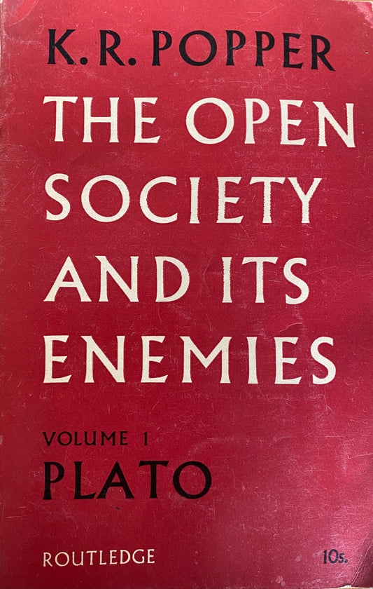 The Open Society and Its Enemies Volume 1 Plato